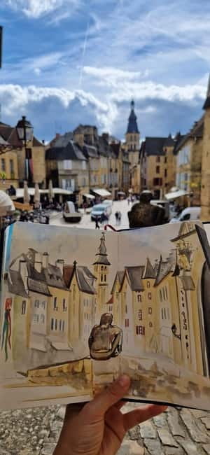 Sarlat: Travel Sketchbook - Materials, Logistics, and Practical Tips