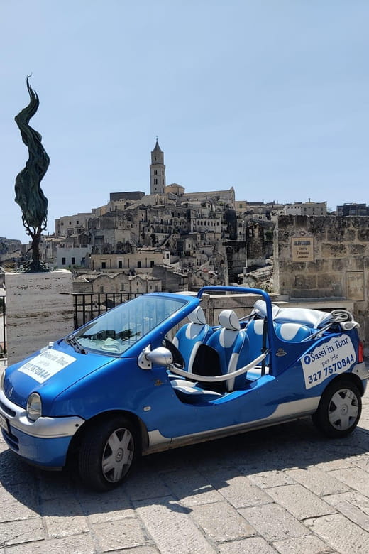 Sassi in Tour with Twingo cabriolet - Exploring Matera’s Sassi in a Twingo Cabrio: A Refreshing Way to See the City