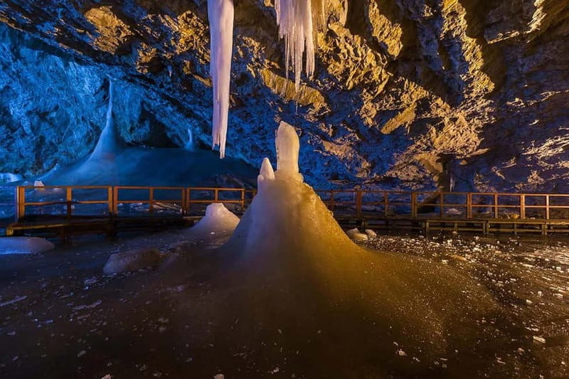 Scarisoara-World greatest Ice cave: one day tour from Oradea - Inside the Cave: A Frozen Wonderland