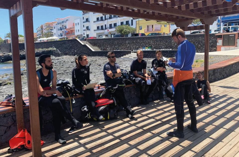 Scuba Diving Baptism in La Restinga - Certification Process