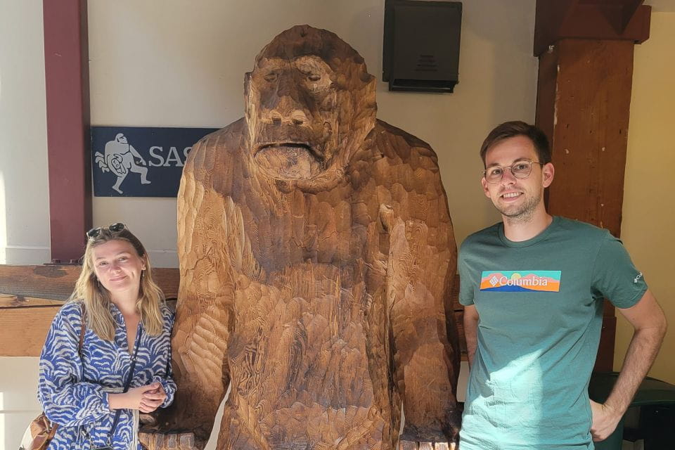 Seattle: Scandals, Ghosts & Oddities in Pike Place Market - Chief Seattle and Market Mascot