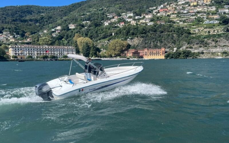 Self Drive Boat Lake Como (7pax): be a Captain, no License! - Exploring Lake Como at Your Own Pace