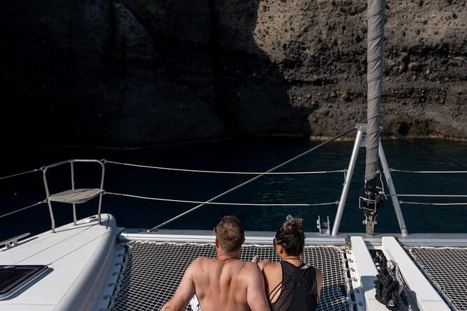 Semi Private Santorini Catamaran Tour - A Close-Up Look at the Semi-Private Santorini Catamaran Tour