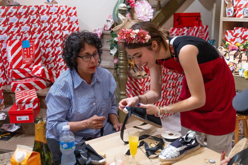 Seville: Espadrilles-Making Workshop with Snacks and Drinks - Key points / Takeaways