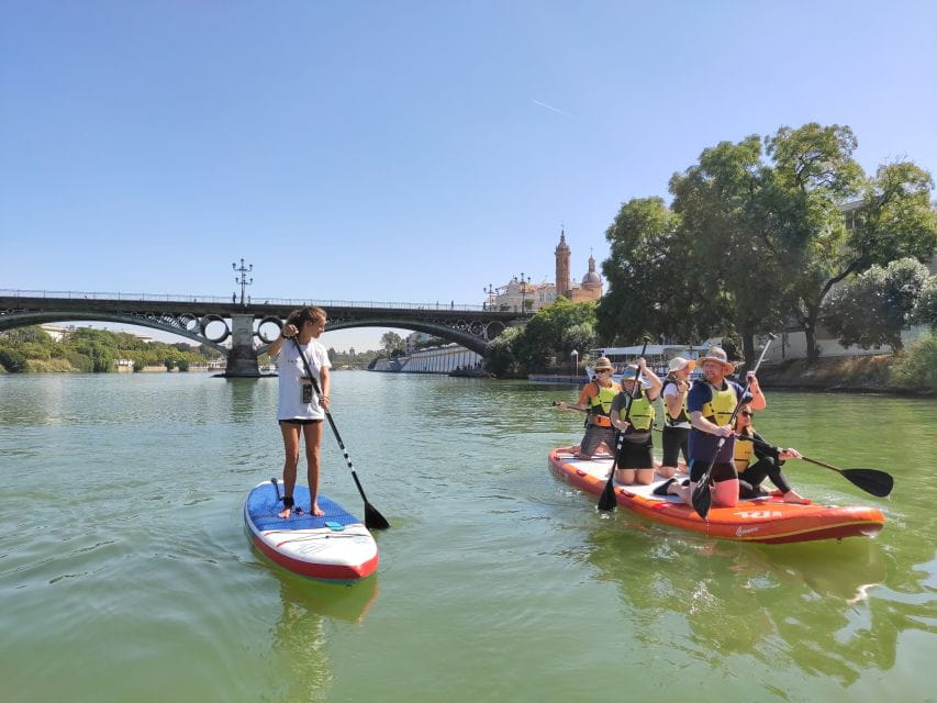 Seville: Group Giant Paddle-Boarding Session - Key Points