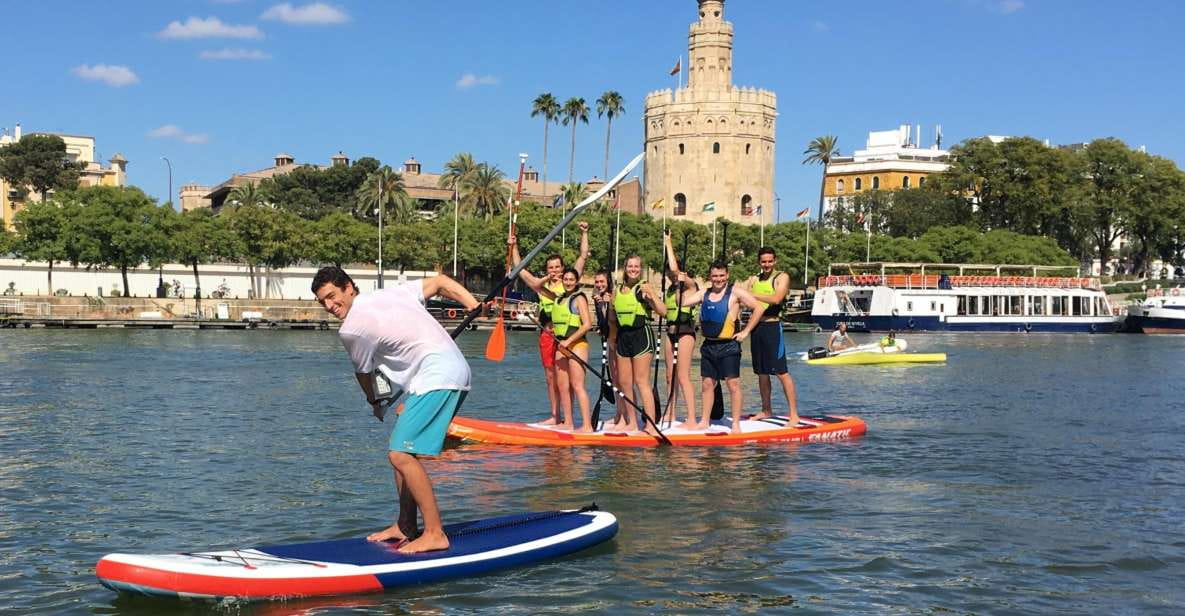 Seville: Group Giant Paddle-Boarding Session - Experience Highlights