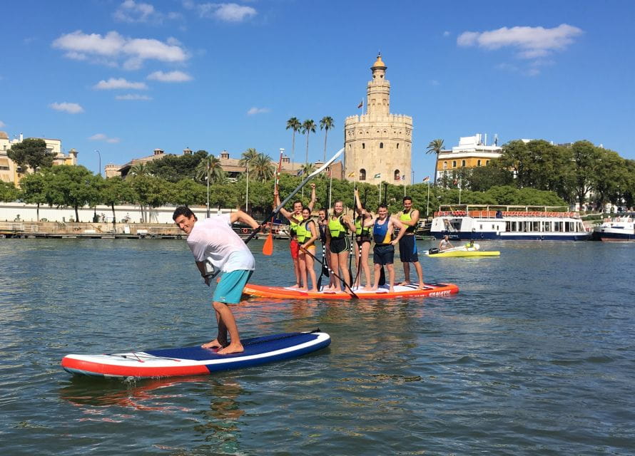 Seville: Group Giant Paddle-Boarding Session - Whats Included