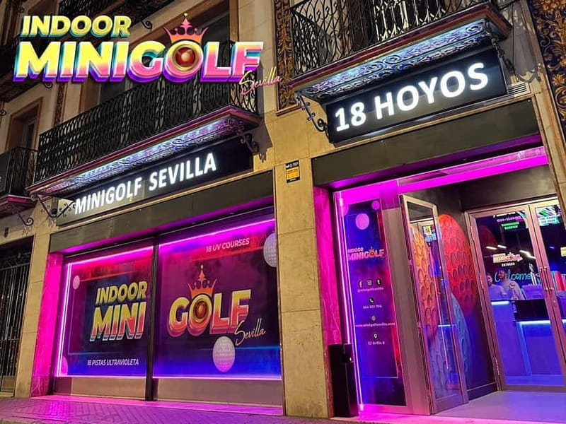 Seville: Indoor UV 18 hole Minigolf Experience - Introducing Seville’s Indoor UV Mini-Golf