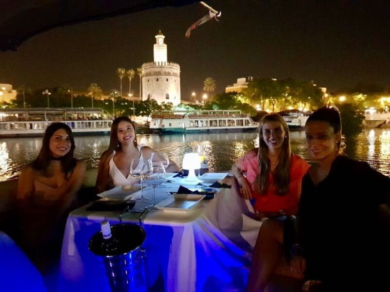 Seville: Private River Cruise Lunch or Dinner and Drinks - FAQ