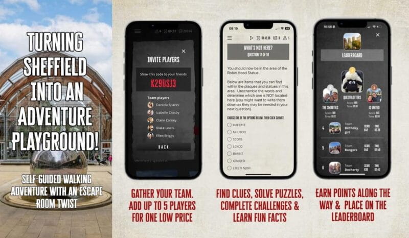 Sheffield: City Walking Tour and Exploration Game - Exploring Sheffield’s Streets as an Urban Playground