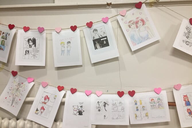 Shibuya Small-Group Manga Cultural Drawing Class - Class Inclusions