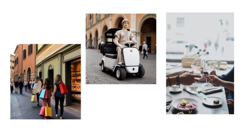 Shopping in Rome: 4h Golf Cart tour with Aperitivo - Frequently Asked Questions