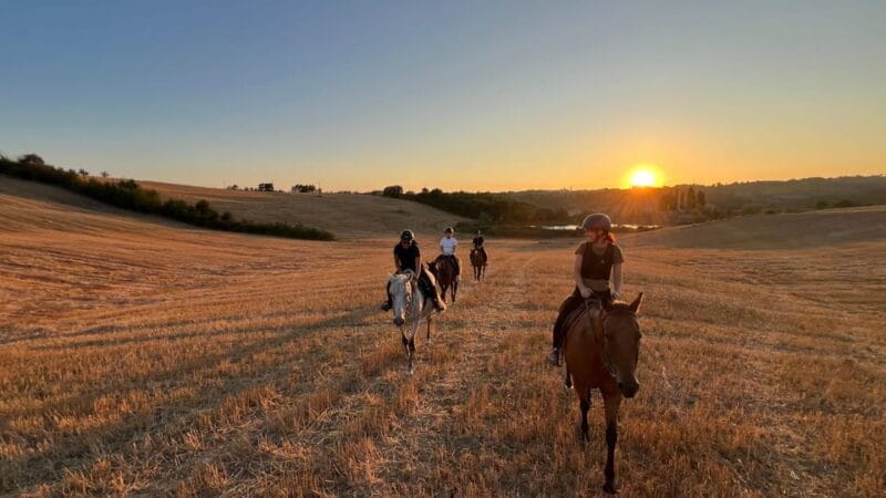 Siena: Horseback Riding with Siena in the background - Exploring Tuscany on Horseback: An In-Depth Review