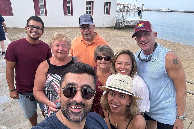 Sightseeing With a Mykonian - Enjoying Beach Swim and Snacks