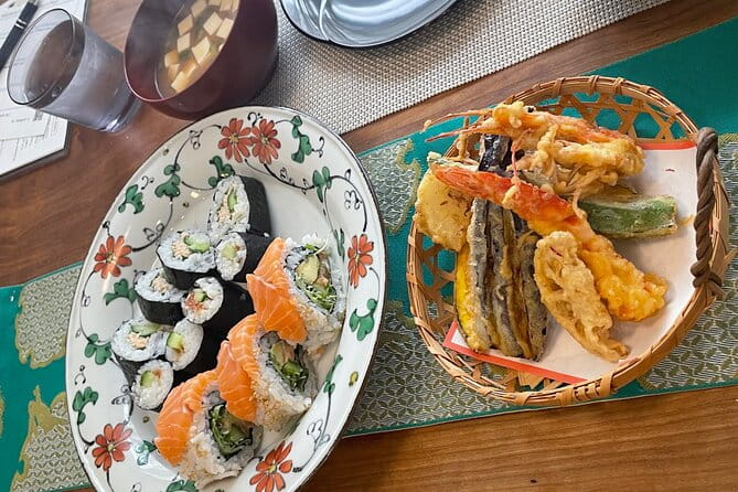 Small Group Sushi Roll and Tempura Cooking Class in Nakano - Inclusions and Amenities