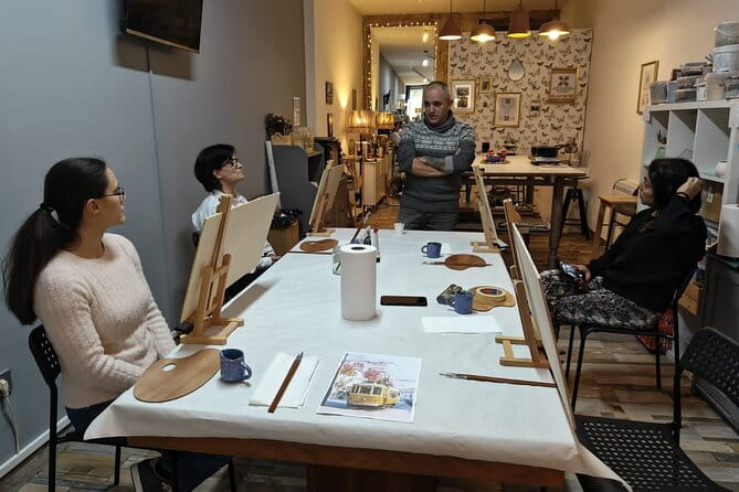 Small Painting Group with a Local Artist in Porto - A Closer Look: What to Expect from the Porto Painting Workshop