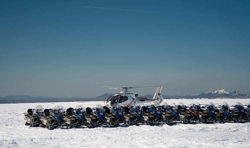Snowmobile with Helicopter Experience at Langjokull - Exploring the Langjokull Snow and Sky Adventure