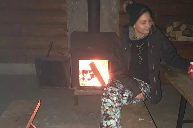 Snowshoe Awenda Provincial Park on Beautiful Georgian Bay - Warming up With Hot Beverages