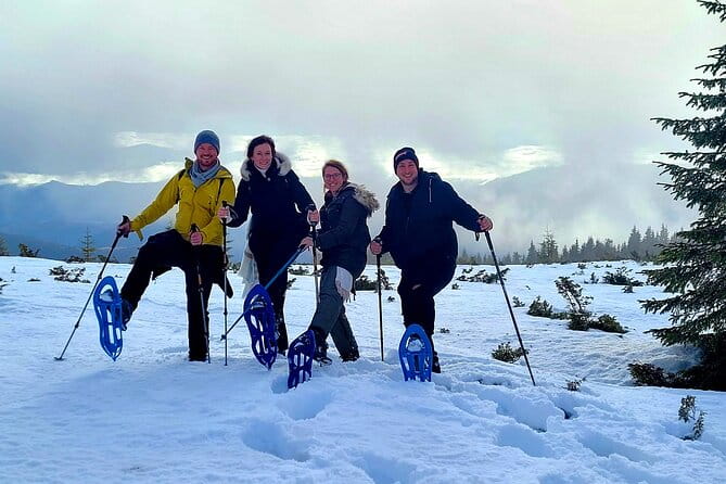 Snowshoeing Fun Tour from Cluj Napoca - The Forest and Mountain Views