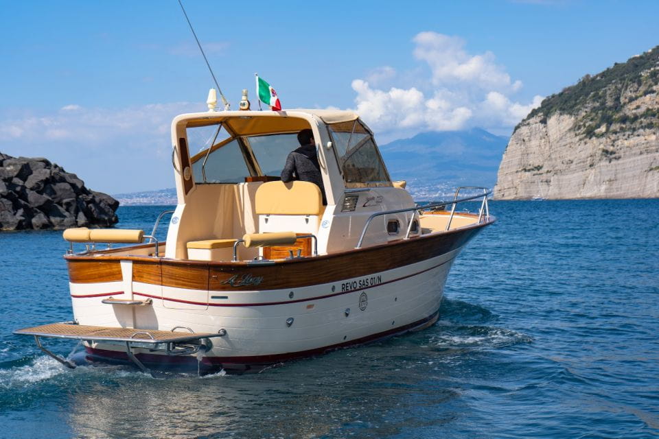 Sorrento: Capri White Grotto & Blue Grotto Private Boat Trip - Marveling at the Faraglioni