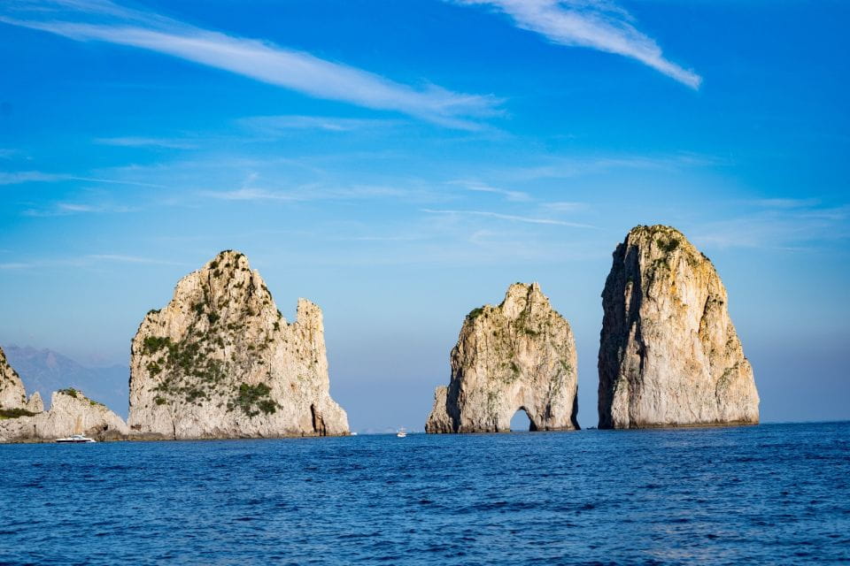 Sorrento: Capri White Grotto & Blue Grotto Private Boat Trip - Discovering the Island of Capri