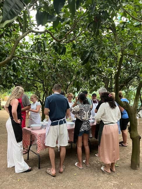 Sorrento: Cooking Class under the Lemon Trees - FAQ