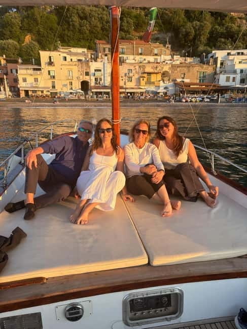 Sorrento Sunset Cruise with Aperitif on Board - The Crown Jewel: Punta Campanella