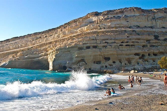 South Crete: Matala Beach & Ancient Gortyn - Key Points