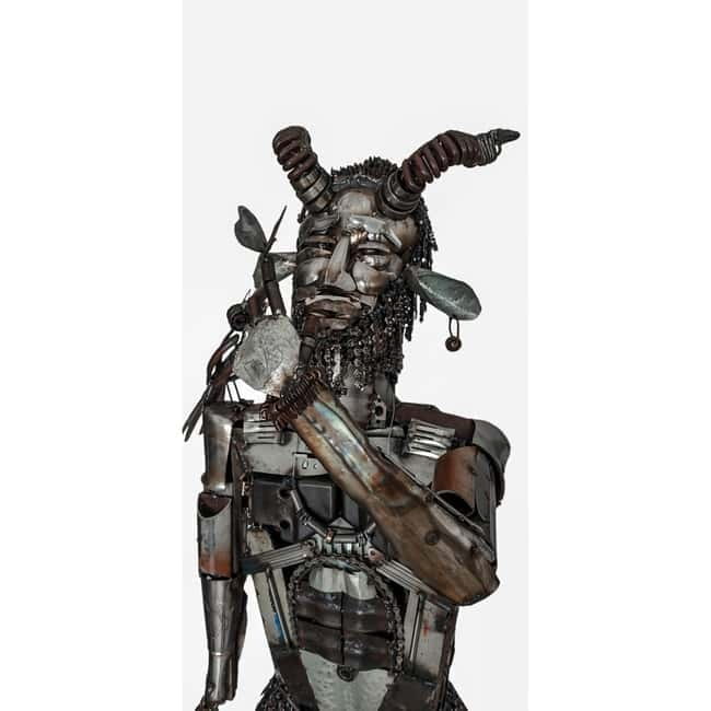 Sparta: Iron Junk Art Experience  Metal Art Workshop - Entering the Workshop and Gallery