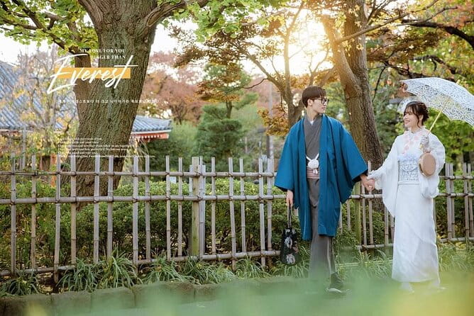Special Price Couple (2 People) Kimono Commemorative Photo Shoot in Asakusa, Tokyo HANAYAKA Kimono & Yukata Rental Offer - Whats Included in Your Photo Shoot Package