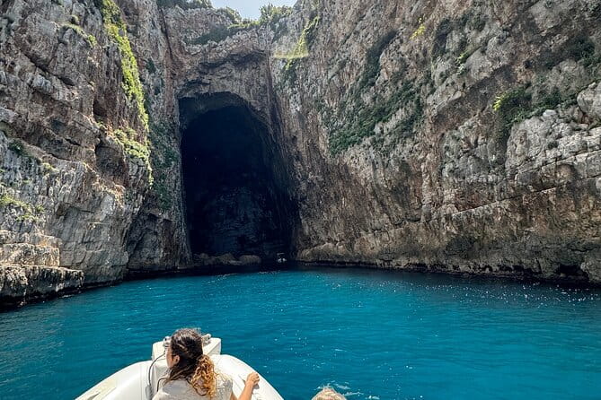 Speedboat Tour to Sazan Island, Haxhi Ali Cave and Marine Park - Exploring the Sazan Island Military Base