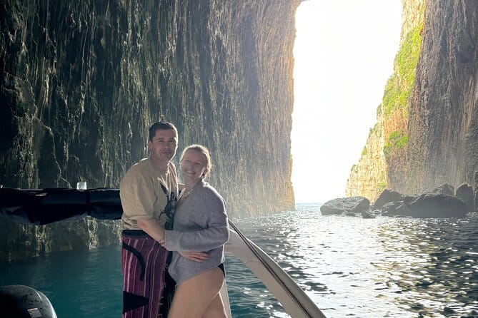 Speedboat Tour to Sazan Island, Haxhi Ali Cave and Marine Park - Marine Park Coastline and Beach Relaxation