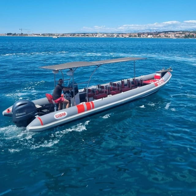 Speedboat tours Sakarun,Sunkenshipp,Veli Rat,Bozava;Muline.. - Muline and the Return to Zadar