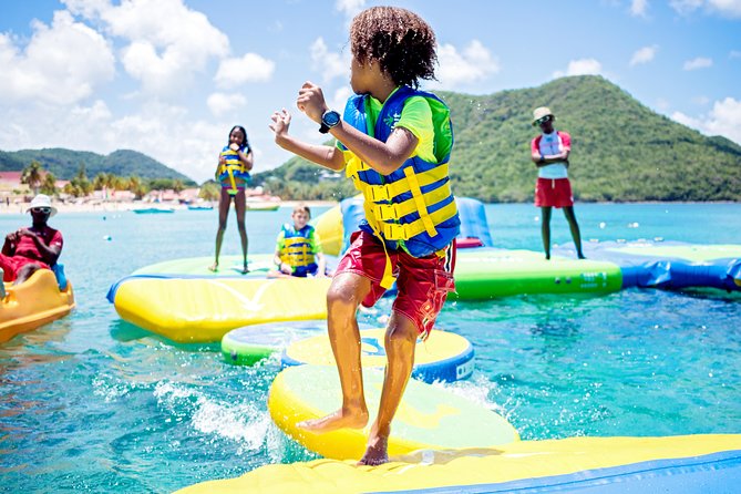 Splash Island Water Park in St Lucia - Age and Health Restrictions