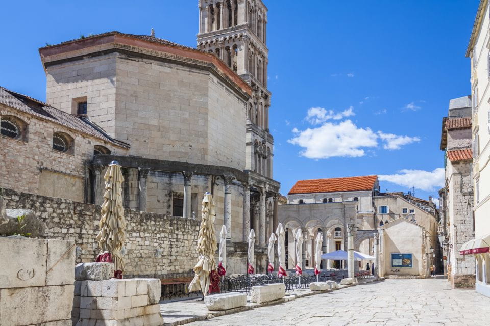 Split, Trogir and Klis Fortress: Private Tour From Dubrovnik - Exploring Diocletians Palace