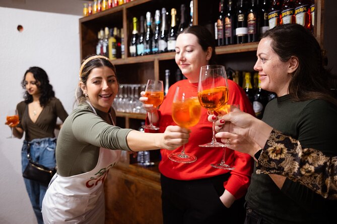 Spritz and Spaghetti: Small Group Tipsy Cooking Class - Crafting Carbonara or Cacio E Pepe