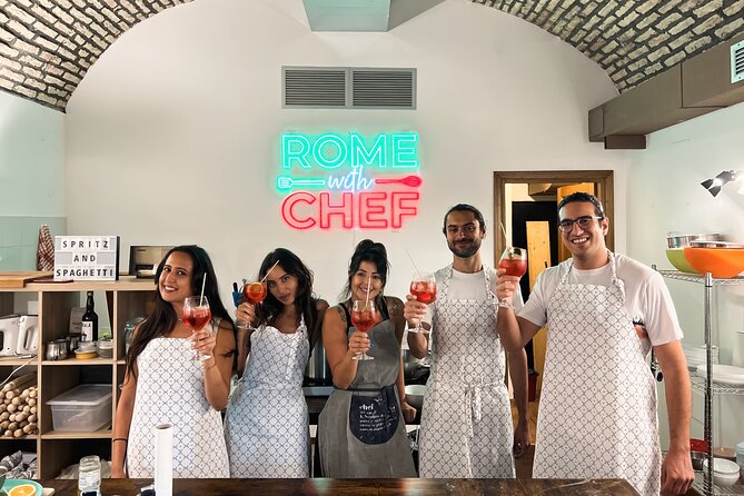 Spritz and Spaghetti: Small Group Tipsy Cooking Class - Savoring the Handmade Creations