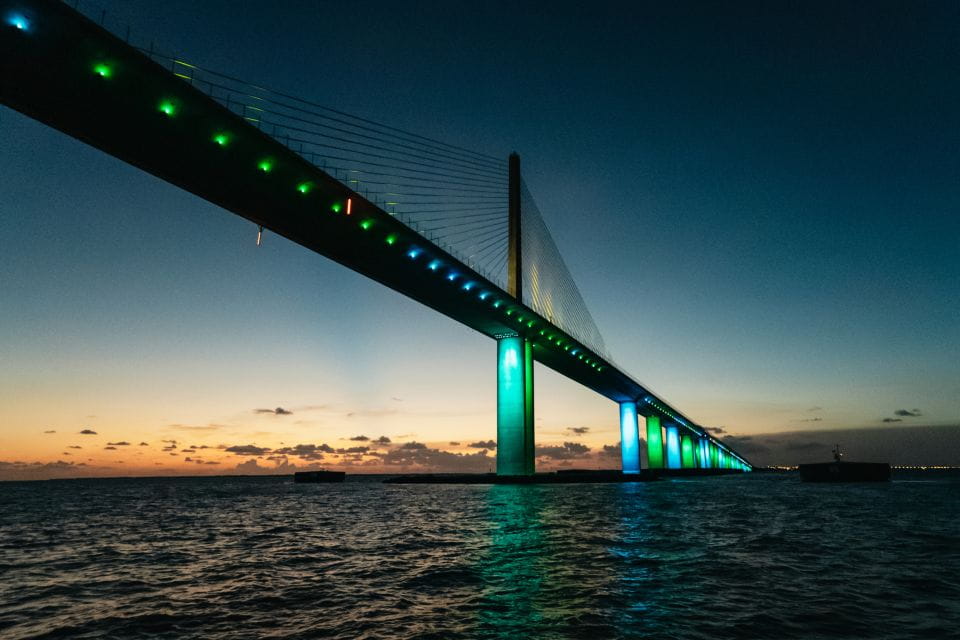 St. Petersburg: Sunset Cruise With Sunshine Skyway Bridge - Key Points