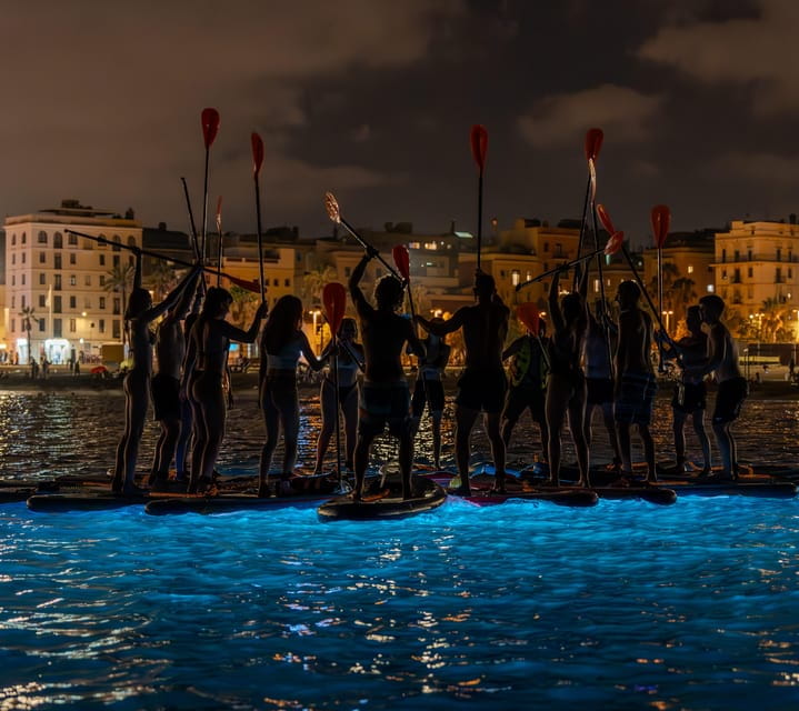 Starlight Paddlesurf during the night in Barcelona - The Experience in Detail: What to Expect