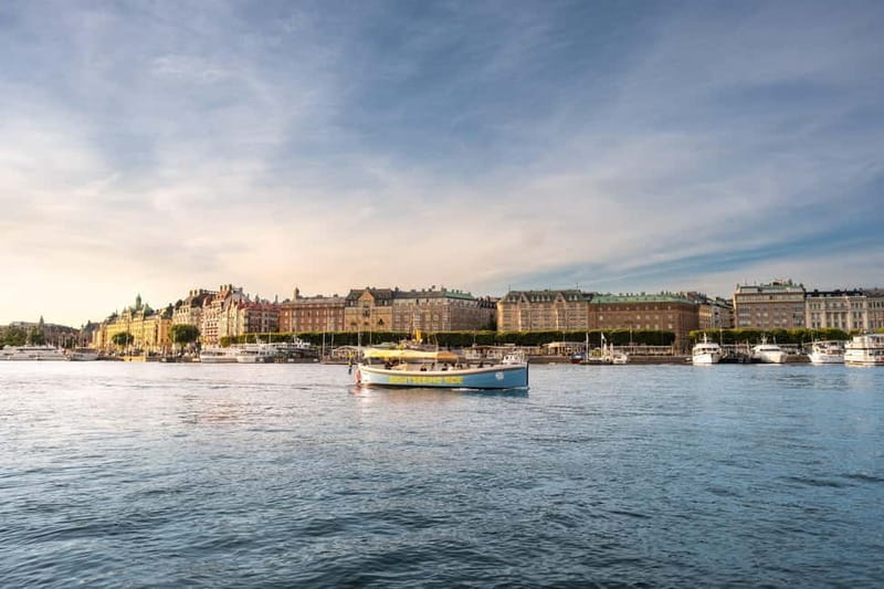 Stockholm: Guided City Sightseeing Open Electric Boat Tour - Key points / Takeaways