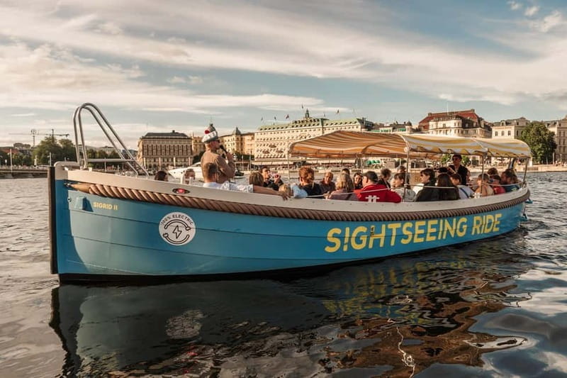 Stockholm: Guided City Sightseeing Open Electric Boat Tour - A Deeper Look at the Itinerary