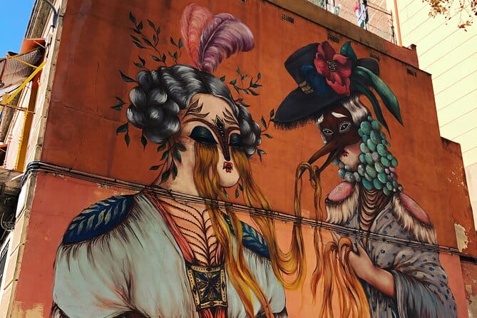 Street art, Sculptures and Murders Walking Tour in Barcelona - The Guide and Experience