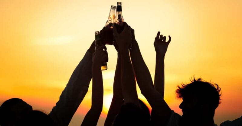 Sunset Boat Party : a party in the Sanguinaires Islands - Swimming in the Crystal Waters