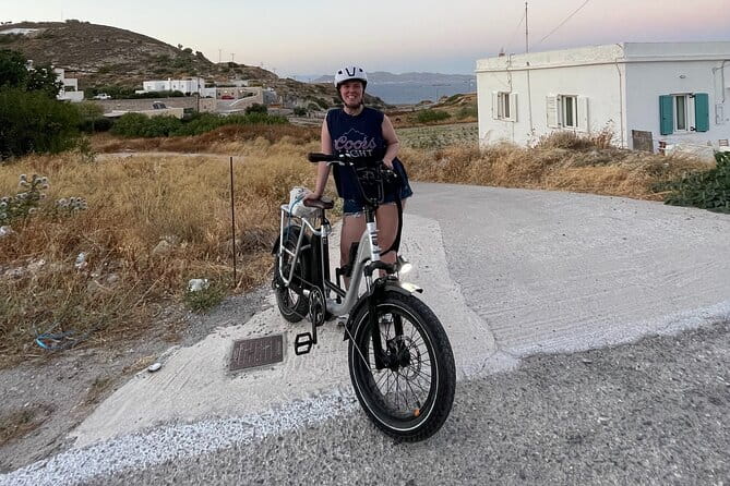Sunset e-bike tour Milos Highlights with Greek Mezes - The charm of Milos: a sunset adventure on two wheels
