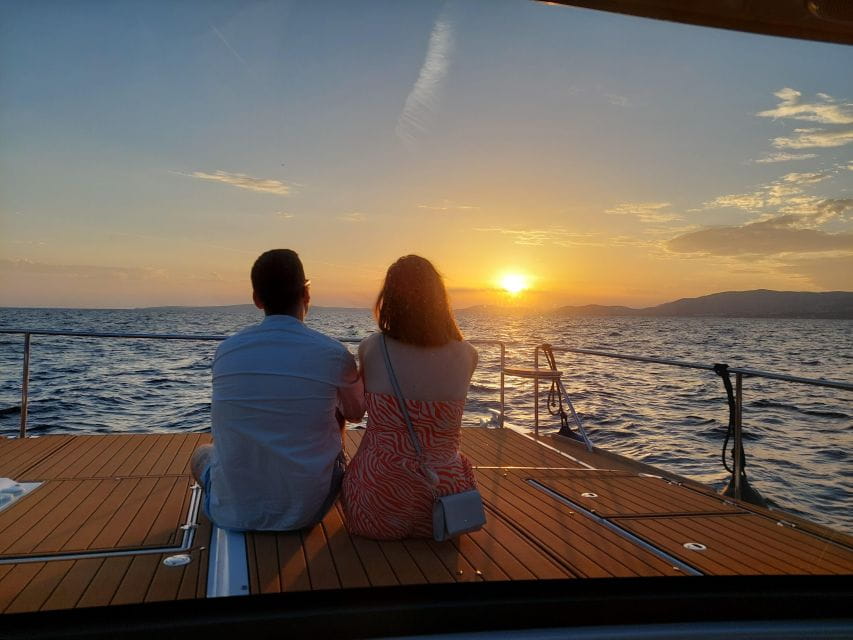 Sunset From the Middle of Palma Bay - Return to Starting Point