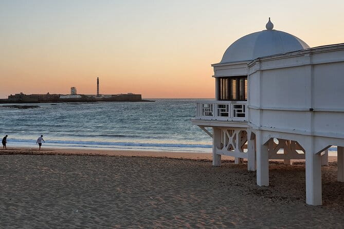 Sunset in La Caleta - Exploring Cádiz’s Sunset Tour: A Walk Through the City’s Heart and Coast