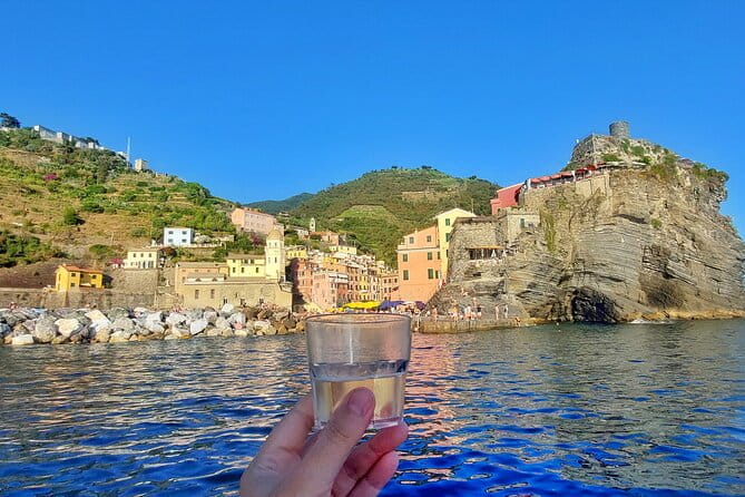 Sunset private boat tour of Cinque Terre with traditional ligurian gozzo - Wrapping It Up