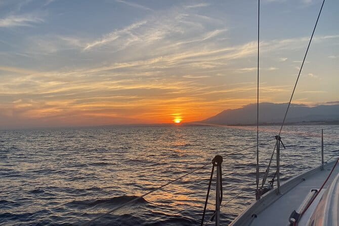 Sunset sailing along the cliffs of Maro- Private - Key Points / Takeaways