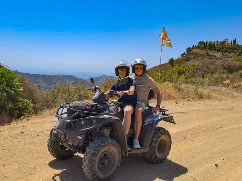SUNSET TOUR - 2 hour Quad Marbella - The Natural Pool Swim: A Refreshing Bonus