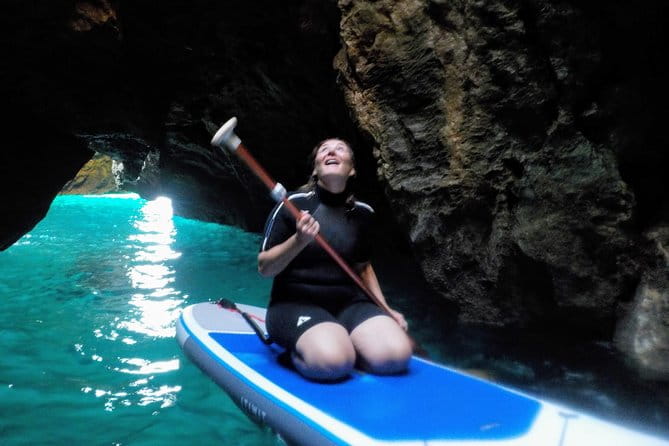 SUP Adventure in Algarve's secret Ingrina Caves with Photos Included - The Sum Up